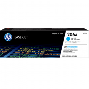 Hộp mực in HP 206A Cyan Original LaserJet - Màu xanh - Dùng cho máy in HP MFP M183/ M255nw/ M255dw