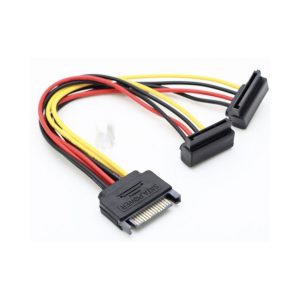 Cáp chia nguồn sata 1 ra 2 bẻ góc 90 độ