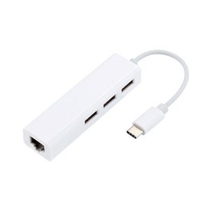 Cáp chuyển đổi từ USB Type C Sang Lan 10/100 và 3 USB 2.0