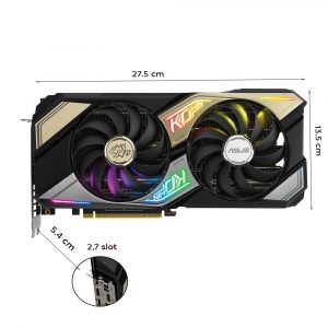 Card màn hình Asus KO-RTX 3060 Ti-O8G-V2-GAMING - Tray, Cũ đẹp