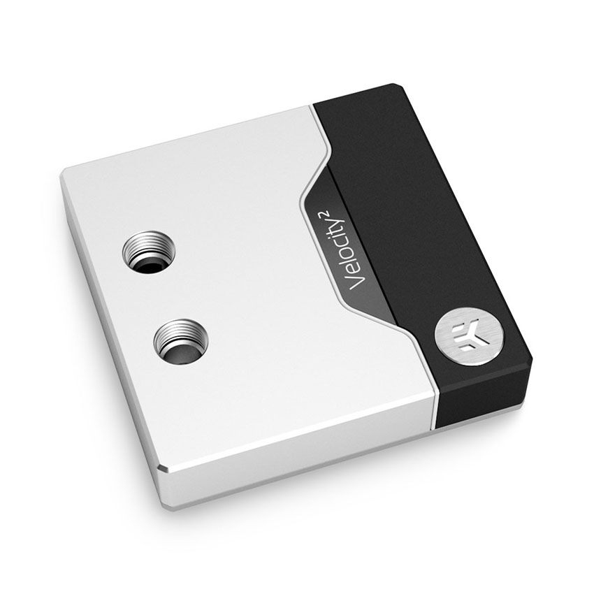 Block CPU EK-Quantum Velocity 2 D-RGB - 1700 Nickel + Satin Titanium