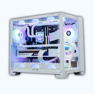 Trọn bộ tản nhiệt nước PC Lian Li O11 Dynamic Mini Snow White - HT-118 (Lắp ráp theo yêu cầu)