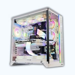 Trọn bộ tản nhiệt nước PC Lian Li O11 Dynamic XL White - HT-119 (Lắp ráp theo yêu cầu)