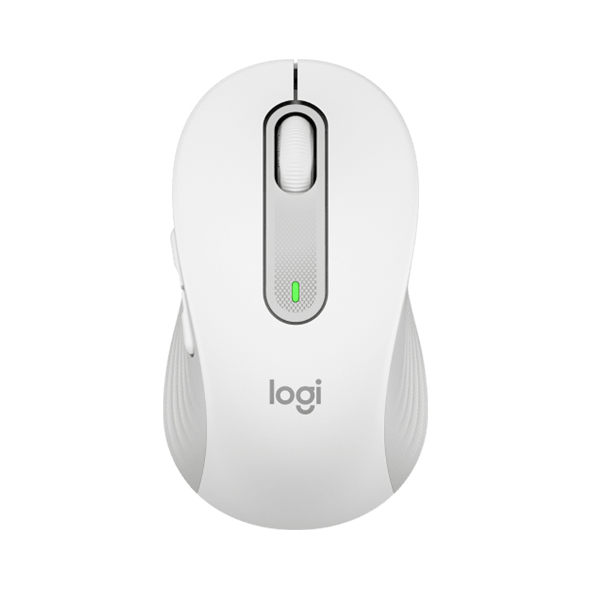 Chuột không dây Logitech M650 Signature Off-white (USB/Bluetooth/Pin AA/Trắng)
