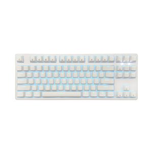 Bàn phím cơ Edra EK387L màu trắng Brown sw (USBC/Led trắng)