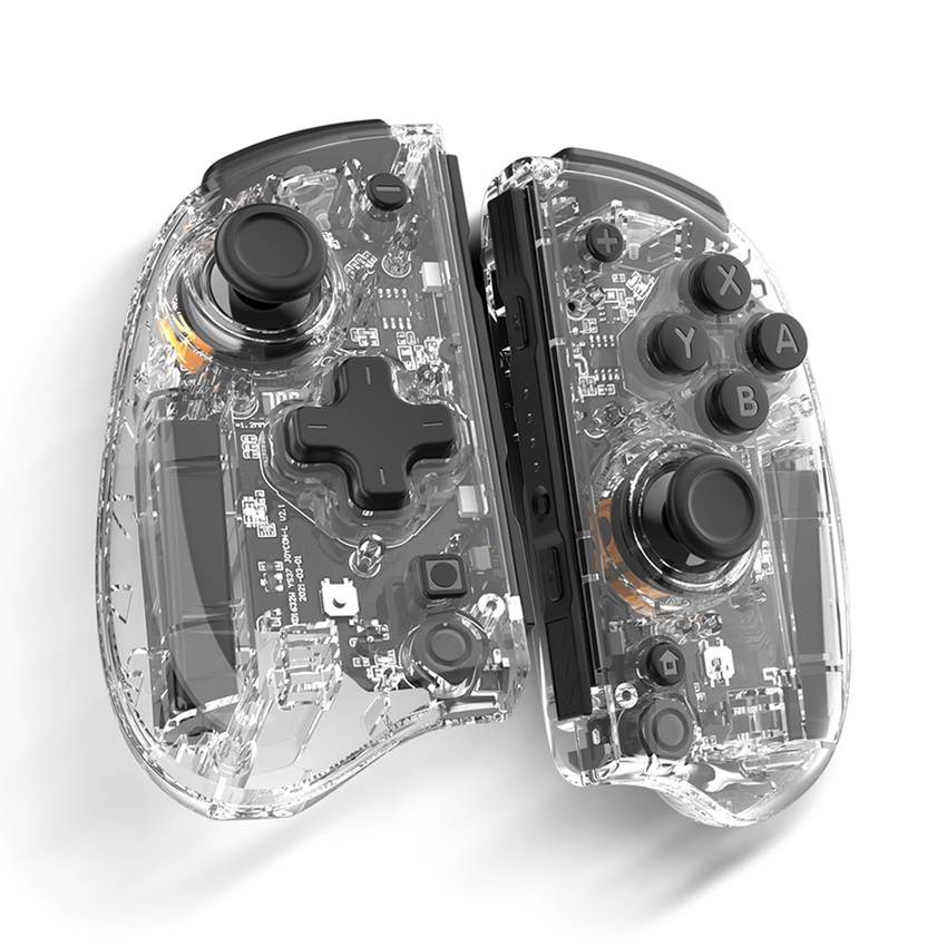 67454_tay_cam_choi_game_iine_split_pad_pro_joycon_cho_nintendo_switch_trong_suot_l552 Tay cầm chơi game IINE Split Pad Pro Joycon cho Nintendo Switch, màu trong suốt