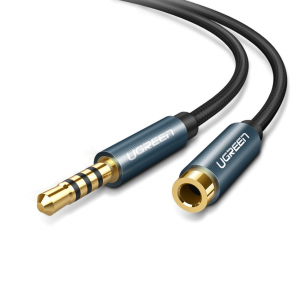 Cáp nối dài âm thanh AUX 3.5mm 1,5M Ugreen 40674 (hỗ trợ Mic)