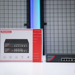 Switch POE SinicHome SN-5104P-E/4 POE/ 2 uplink