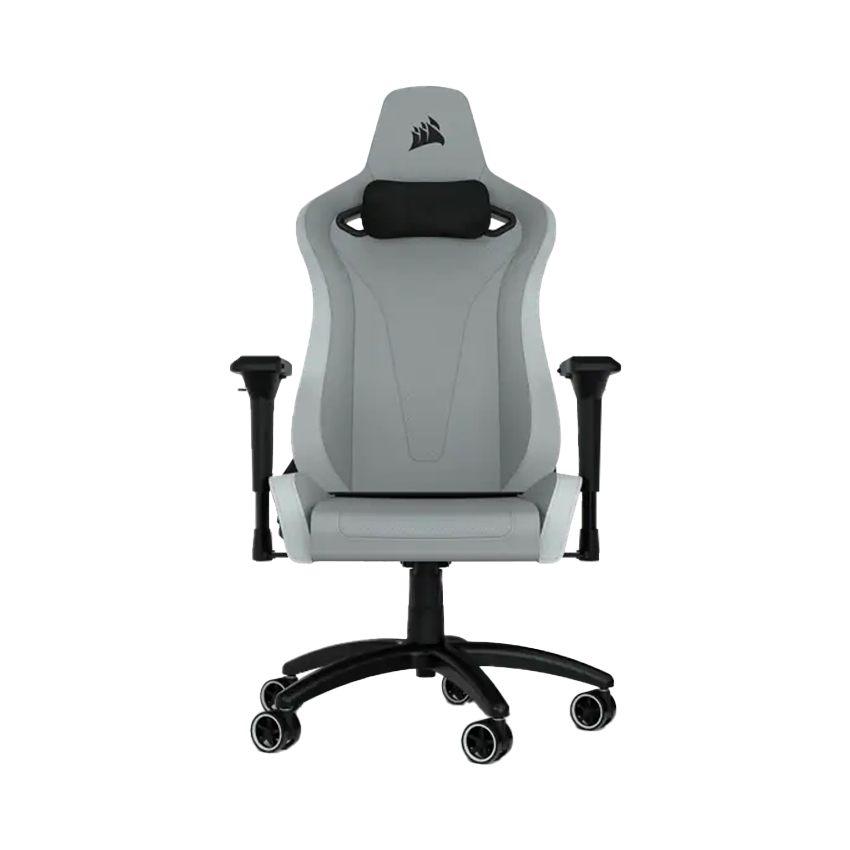 Ghế Game Corsair TC200 Leatherette Light Grey/White