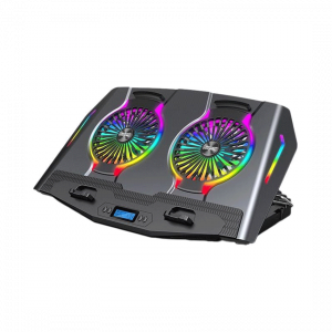Đế tản nhiệt Laptop ICE Coorel N9 Màu Đen 2 Quạt LED RGB