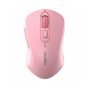 Chuột không dây Dareu LM115B Pink (Bluetooth + Wireless)