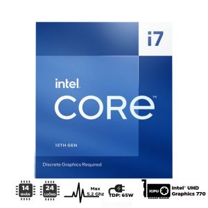 CPU Intel Core i7-13700 (up to 5.2Ghz, 16 nhân 24 luồng, 30MB Cache, 65W) - Socket Intel LGA 1700/Raptor Lake)