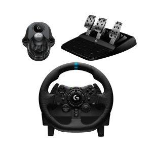 Bộ Combo Vô Lăng Đua Xe Logitech G923 và Cần Số Logitech Shifter
