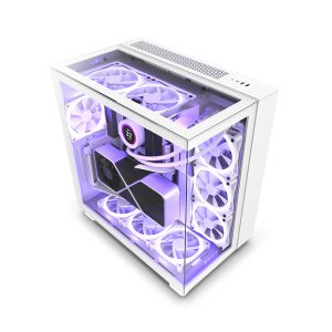 Vỏ máy tính NZXT H9 Elite White (CM-H91EW-01)   (Mid Tower/Màu Trắng)