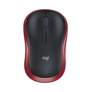 Chuột không dây Logitech M185 Đỏ đen 910-002503
