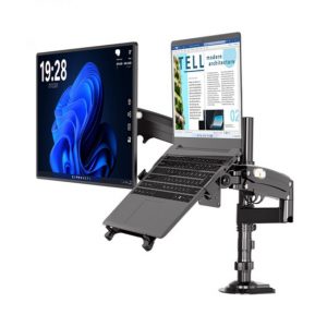 Combo Giá Treo Màn Hình NB H180 (22-32 inch) - Kẹp Laptop NB FP2