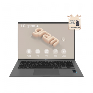 Laptop LG Gram 14Z90R-G.AH53A5 (i5-1340P/16GB RAM/256GB SSD/14.0 inch WUXGA/Win 11/Xám) (2023)
