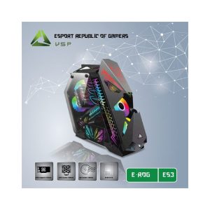 Vỏ Case  VSP E-ROG ES3 (Mid Tower / Màu Đen)