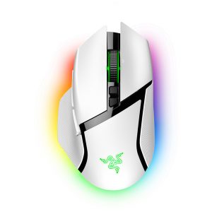 Chuột gaming không dây Razer Basilisk V3 Pro White Edition (USB Wireless, RGB) RZ01-04620200-R3A1