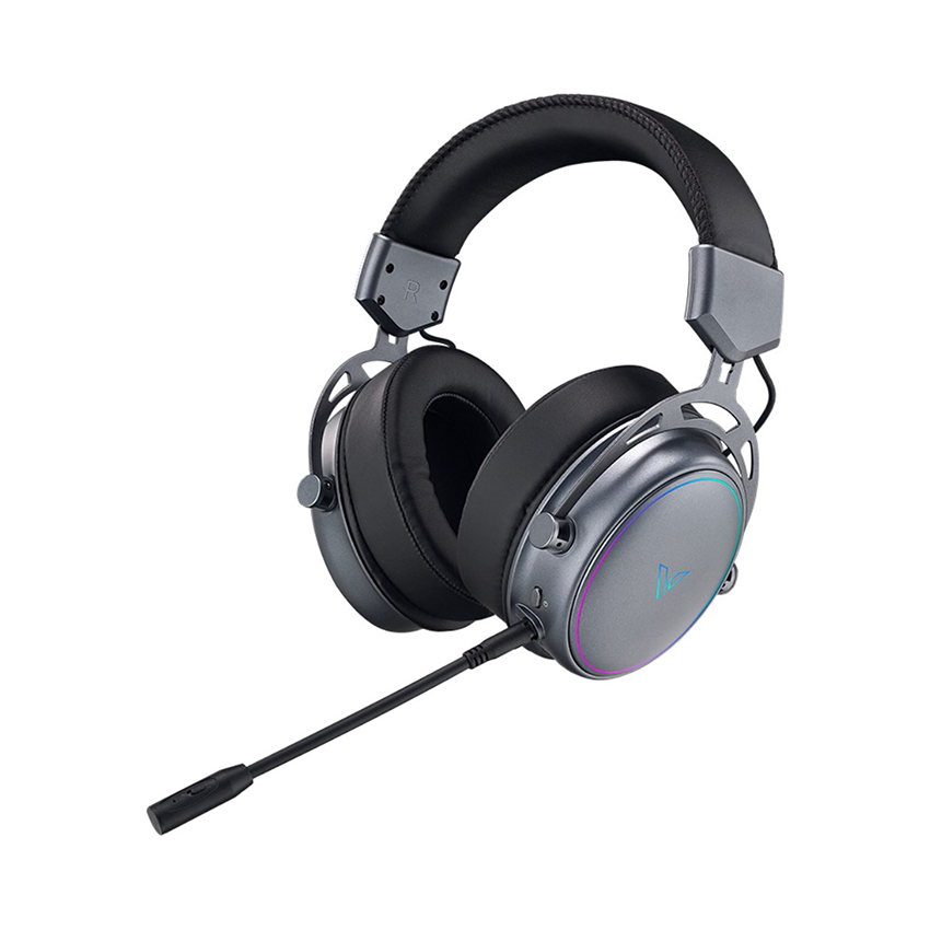 Tai nghe gaming không dây Rapoo VH800 Space Grey (Bluetooth 5.2 và Wireless 2.4Ghz)