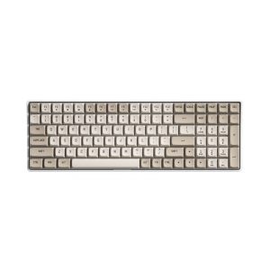 Bàn phím không dây DarkFlash GD100 Milky Brown Yellow Switch(USB + Wireless 2.4G)