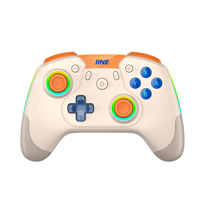 72980_tay_cam_choi_game_khong_day_iine_aurora_wireless_mechanical_pro_controller_mau_cam_l784 Tay cầm chơi game không dây IINE Aurora Wireless Mechanical Pro Controller Màu Cam L784