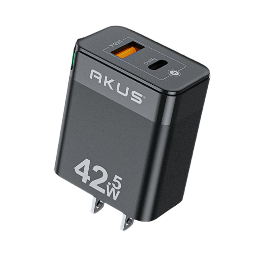 73371_cu_sac_nhanh_akus_sn66_pd_20w_01_cong_usb_type_a_01_cong_type_c_mau_den_1 Củ sạc nhanh AKUS SN66 - PD 20W - 01 cổng USB Type A + 01 cổng Type C - Màu đen