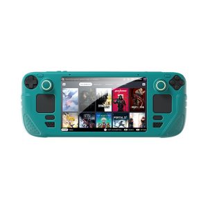 Ốp Silicon Mềm IINE 9 trong 1 cho Máy Steam Deck Màu Xanh Green L689