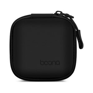 Hộp đựng phụ kiện Boona F001 Da màu đen (8cm x 8cm x 4cm)