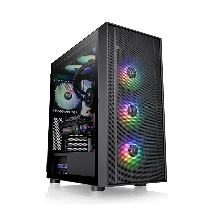 Case Thermaltake H570 TG ARGB Black ( Full Tower/ Màu Đen)