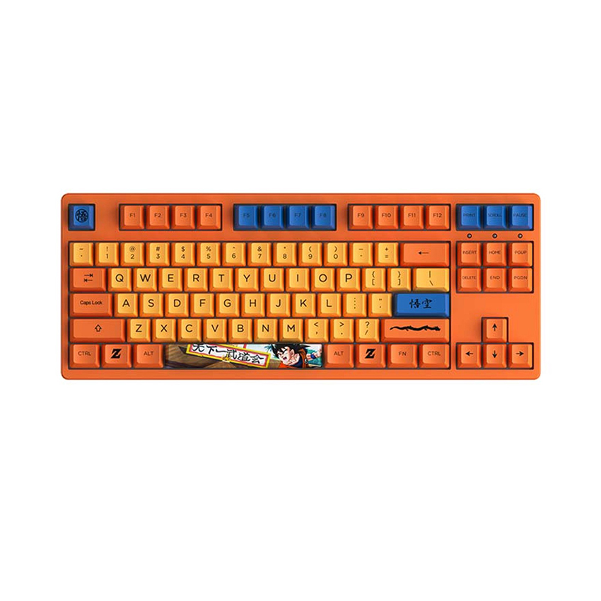 74570_ban_phim_co_akko_3087_rf_dragon_ball_z_goku_akko_switch_v3_cream_yellow_2 Bàn phím cơ AKKO 3087 RF Dragon Ball Z - Goku (AKKO switch v3 - Cream Yellow)