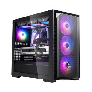 Vỏ Case Segotep GANK 360S-APE BLACK  (MATX/Mid Tower/Màu Đen)