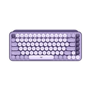 Bàn phím không dây Logitech Pop Keys TÍM (LAVENDER) 920-011227