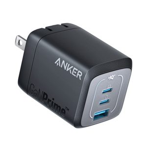 Củ sạc nhanh Anker Prime - A2669 - PD 67W - 01 cổng Type A + 02 cổng Type C - Màu đen