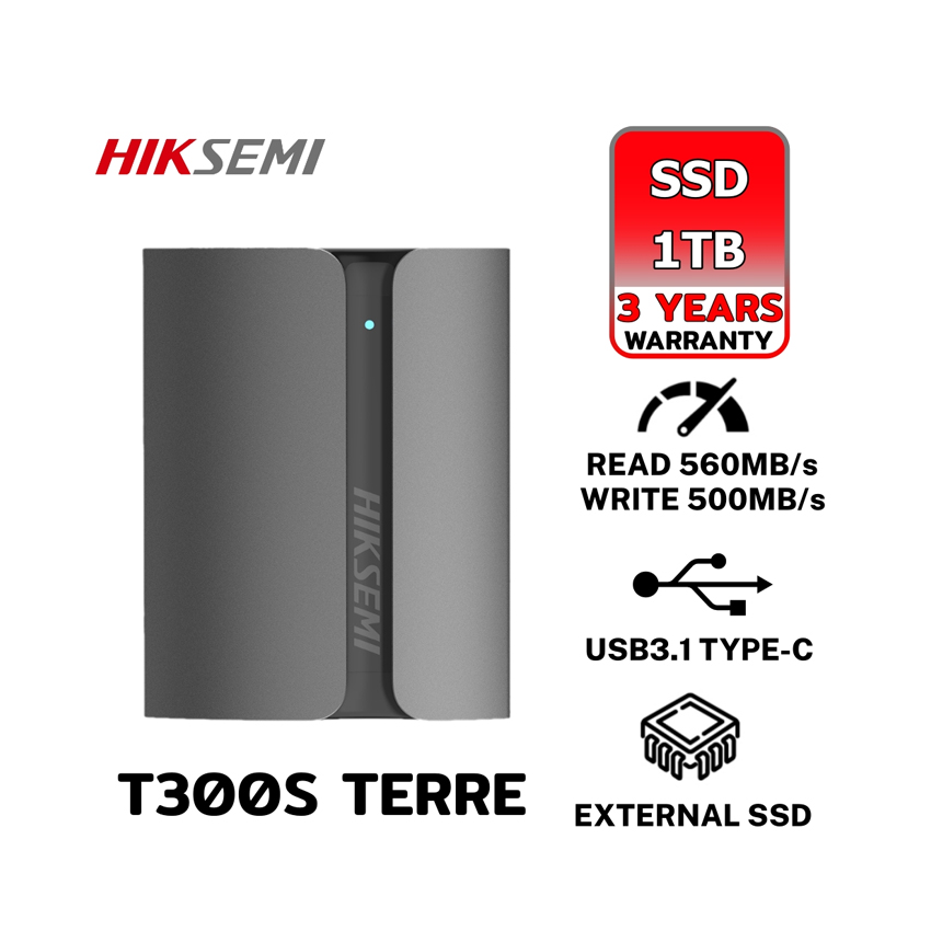 75841_____c___ng_di______ng_hiksemi_portable_shield_ssd_t300s_terre_1tb_usb3_1_type_c_m__u_x__m__2_ Ổ cứng di động Hiksemi Portable Shield SSD T300S Terre 1TB USB3.1,Type C Màu Xám