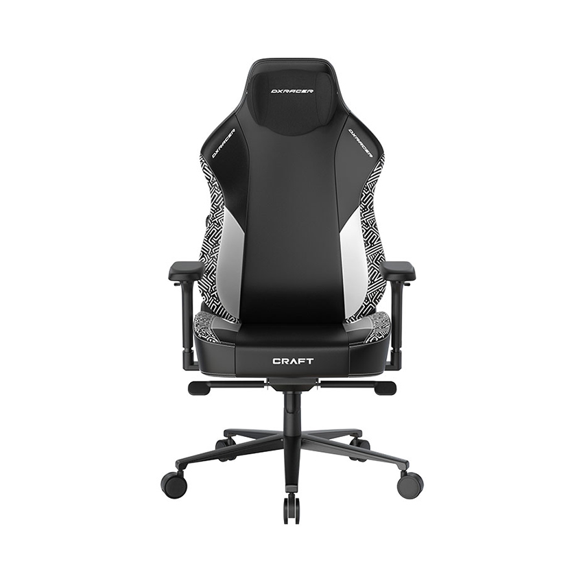 Ghế game DXRACER GAMING CHAIR - Craft Pro Stripes1 Black White (GC/LCF23LTA/EMAZE)