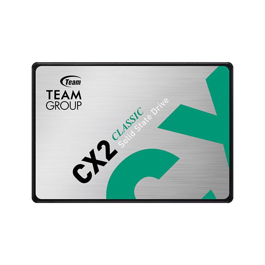 Ổ cứng SSD Teamgroup CX2 1TB SATA3 2.5 inch (Đọc 540MB/s, Ghi 490MB/s) - (T253X6001T0C101)