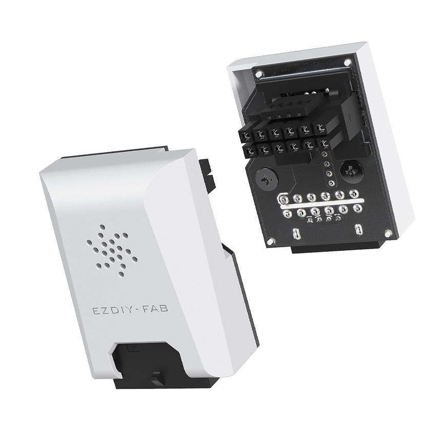 Đầu nối nguồn 12VHPWR 90° EZDIY 12VHPWR 90° Turn Alu Adapter RVS - White