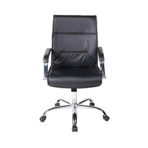 Ghế lãnh đạo THE ONE SG718 (Đệm bọc da PVC/Chân tay thép mạ)