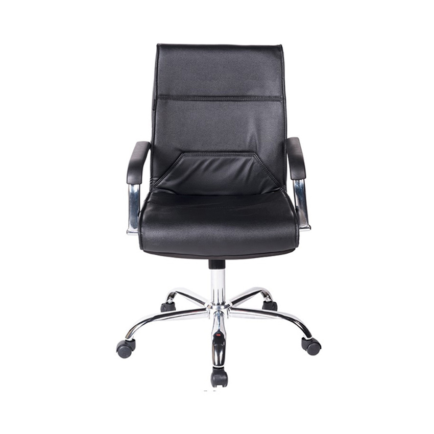 Ghế lãnh đạo THE ONE SG718 (Đệm bọc da PVC/Chân tay thép mạ)