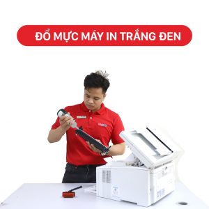 Đổ mực máy in Laser HP, CANON trắng đen