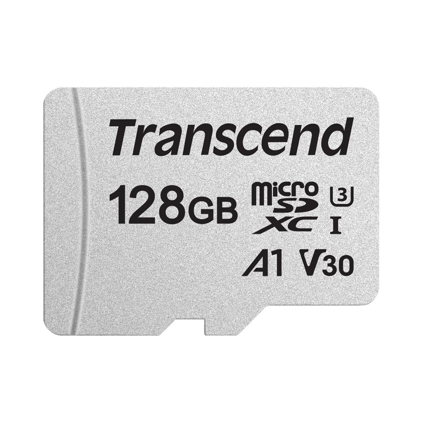 Thẻ nhớ Transcend 128GB UHS-I MicroSD 300S Class 10, U3, A1, V30, 4K (TS128GUSD300S)