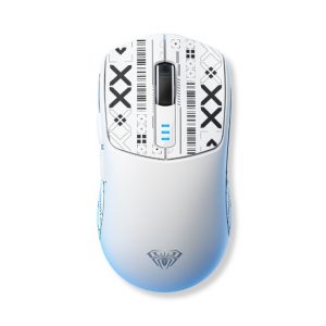 Chuột gaming Aula SC580 3 mode (Có dây + 2.4G + Bluetooth) màu trắng