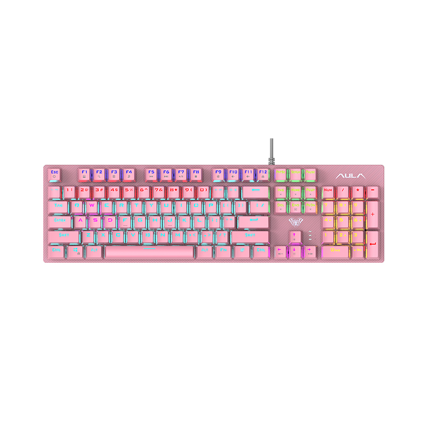 77150_ban_phim_co_gaming_aula_s2022_mau_hong_blue_switch_usb_led_rainbow_1 Bàn phím cơ gaming AULA S2022 Màu hồng (Blue switch, USB, LED Rainbow)