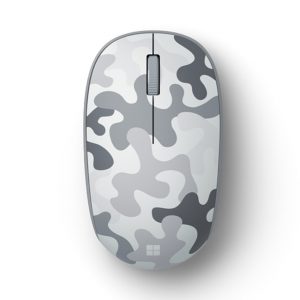 Chuột không dây Bluetooth Microsoft Camo (màu xám trắng)
