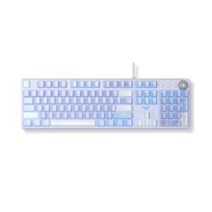 Bàn phím cơ AULA F2088 Pro Xanh tím (USB, Blue switch)