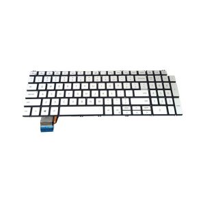 Bàn phím laptop Dell 5584 Led, màu bạc