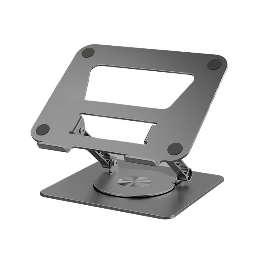 77628_gia_do_laptop_macbook_ipad_tablet_ergotek_l255_de_xoay_360_do_hop_kim_nhom_mau_xam_x Giá đỡ Laptop/Macbook/Ipad/Tablet Ergotek L255 Đế Xoay 360 Độ , Hợp Kim Nhôm Màu Xám