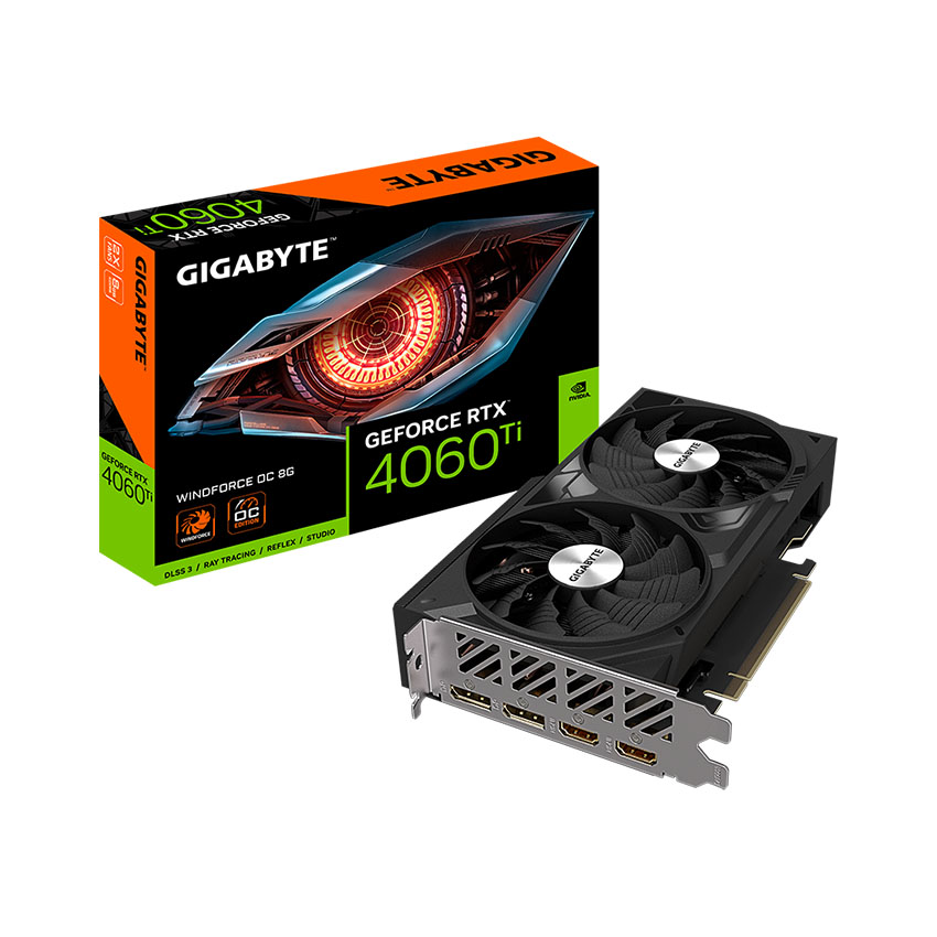 Card màn hình Gigabyte RTX 4060 Ti WINDFORCE OC-8GB