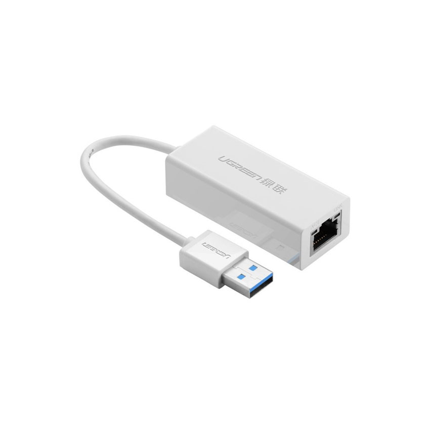 Cáp chuyển USB 3.0 to Lan Ugreen 20255  Hỗ trợ 10/100/1000Mbps